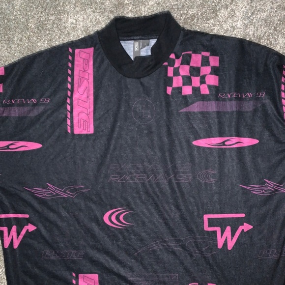 asos raceway black & pink shirt - Picture 4 of 6